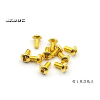 S-918256-GD Hex Screw Round Head M2.5x6 (10) สีทอง