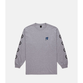 SLUM LTD - 10DEEP 10 STRIKES L/S TEE HEATHER GREY