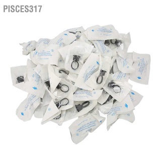 Pisces317 100PCS Glue Rings Adjustable Size Fast Coloring Eyebrow Tint with Thicken Sponge Tattoo Cups for