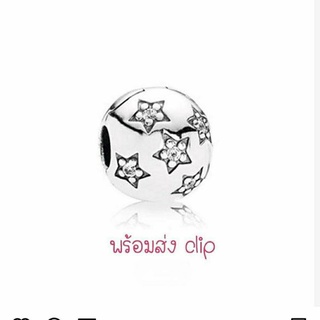 Pandora   silver   clip คลิปกลมดาว