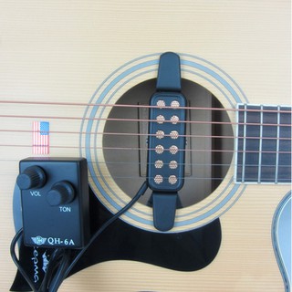 ﻿Guitar Pickup ปิ๊กอัพกีต้าร์โปร่ง QH-6A