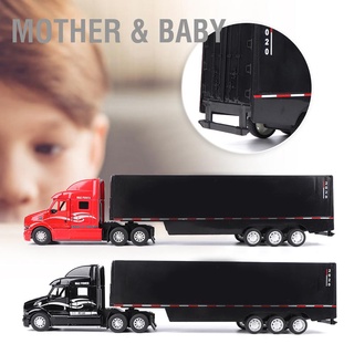 Mother &amp; Baby 1:48 34.5CM Alloy Truck Model Simulation Light Sound Effect Pull Back Vehicles Toy