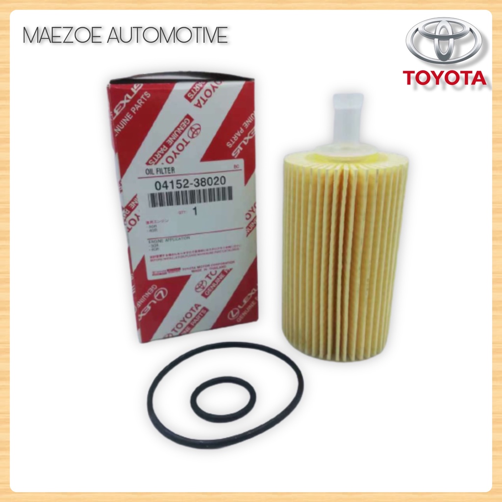 Toyota Land cruiser URJ202 VDJ200 กรองน้ํามัน 90915-YZZA4 / 04152-38020