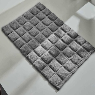 พรมเช็ดเท้ารูบิค สี Charcoal 03 ขนาด ขนาด 50×70 cm. สีชาโคล พรมเช็ดเท้า Rubiks doormat, Charcoal color 03, size 50×70 c