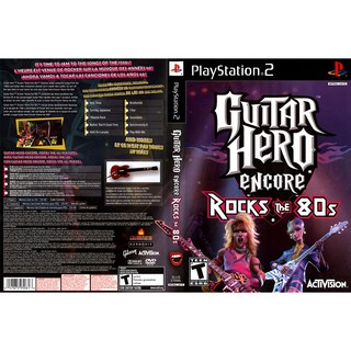 GUITAR HERO ENCORE ROCK THE 80S [PS2 US : DVD5 1 Disc]