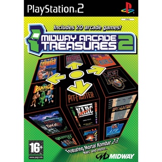 Midway Arcade Treasures 2 (Europe) PS2 แผ่นเกมps2 แผ่นไรท์ เกมเพทู