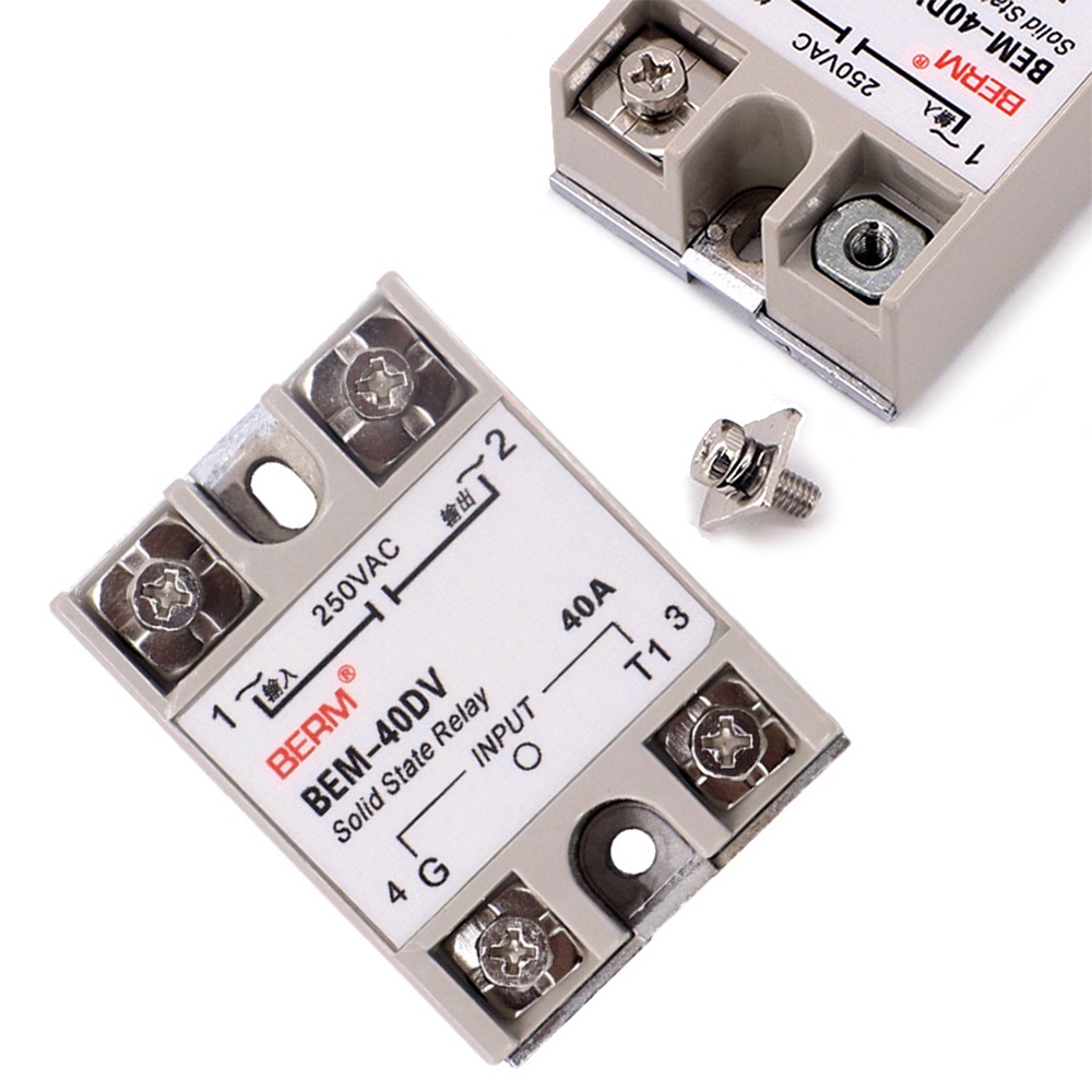 ONCEMOREAGAINRelay 1pcs 40A 5V250VAC Accessory BEM-40DV Parts ...