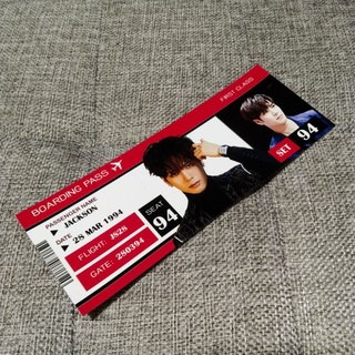 GOT7 BOARDING PASS FIRST CLASS บอร์ดดิ้งพาร์ส กัซเซบึน เฟิร์สคลาส