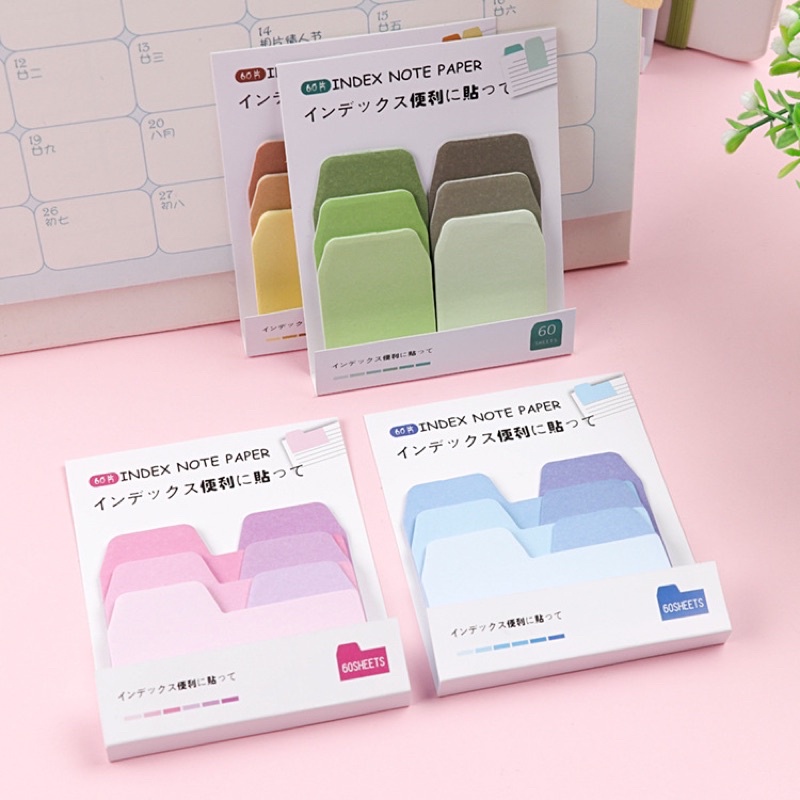 <พร้อมส่ง> กระดาษโน๊ต แบบกาว Sticky Note 6 โทนสี Sheet & Bar พาสเทล น่ารัก โพอิท เครื่องเขียน สมุด โน๊ตกาว เมมโม