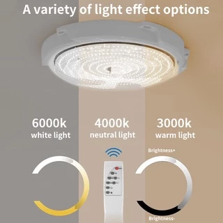 KONIG 【รับประกัน10ปี】5000W ไฟโซล่าเซลล โคมไฟเพดาน Solar Light สว่างอัตโนมัติเมื่อฟ้ามืด ชาร์จไฟอัตโนม