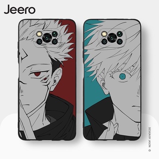 Jeero เคสไอโฟน เคสซิลิโคนนุ่มกันกระแทกการ์ตูนอนิเมะตลก เคสโทรศัพท์ สำหรับ POCO X3 Pro GT NFC F3 M3 M2 Redmi Note 9 10 9S 10S Xiaomi HFE916