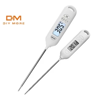 Diymore เครื่องวัดอุณหภูมิอาหาร ดิจิทัล เครื่องวัดอุณหภูมิอาหารอิเล็กทรอนิกส์ อุณหภูมิน้ํา นม เนย ครัว เครื่องวัด ชนิดเข็ม