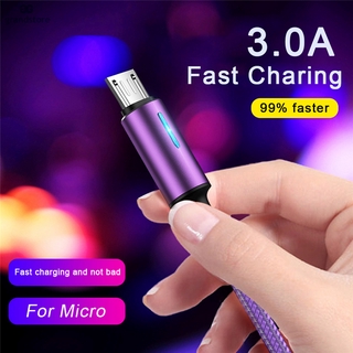 Gs 3a Micro / Type - C / สายชาร์จ Usb สายไนล่อนชาร์จเร็ว