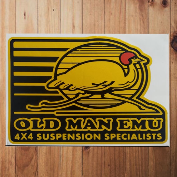 สติกเกอร์ Old Man Emu 4x4 Shocks and Suspension Specialist OS สําหรับติดตกแต่งรถยนต์