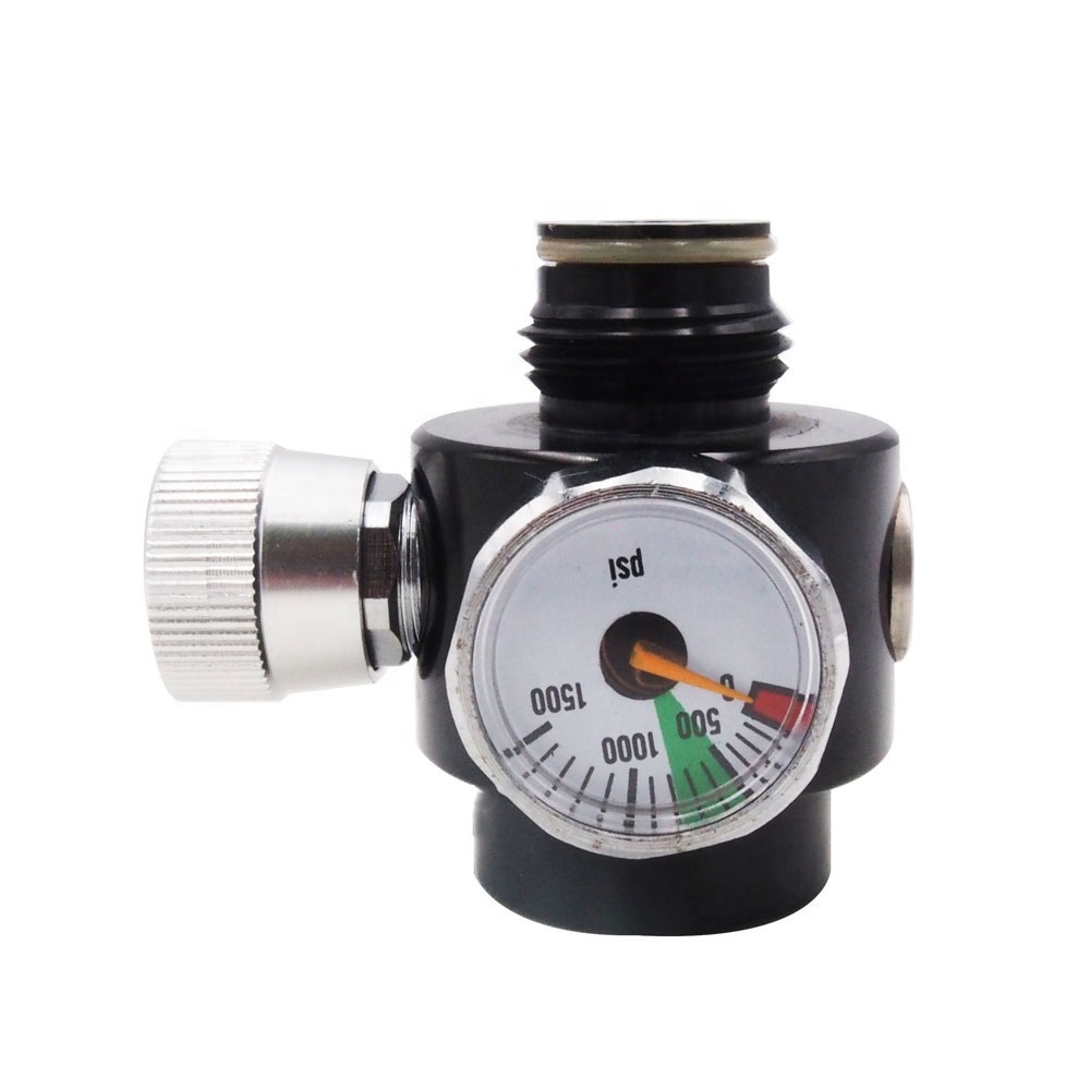 Pcp Paintball Pressure Regulator to Air Co2 Paintball Adjustable 0-800psi Low Pressure Gas Regulator