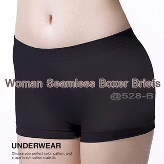 Anny Women Seamless Boxer Briefs กางเกงใน ทรงสเตย์ เก็บหน้าท้อง เนื้อนิ่ม ใส่กระชับ หน้าท้องแบน #528-B