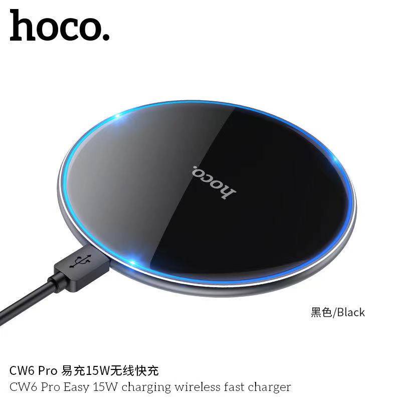 Hoco CW6 Pro Wireless Fast Charger 15W แท่นชาร์จไร้สาย รูปที่ 2