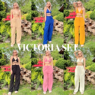 Melinda Victoria Set บรา+กางเกงวอร์มสุดเซ็กซี่และเท่สุดๆ