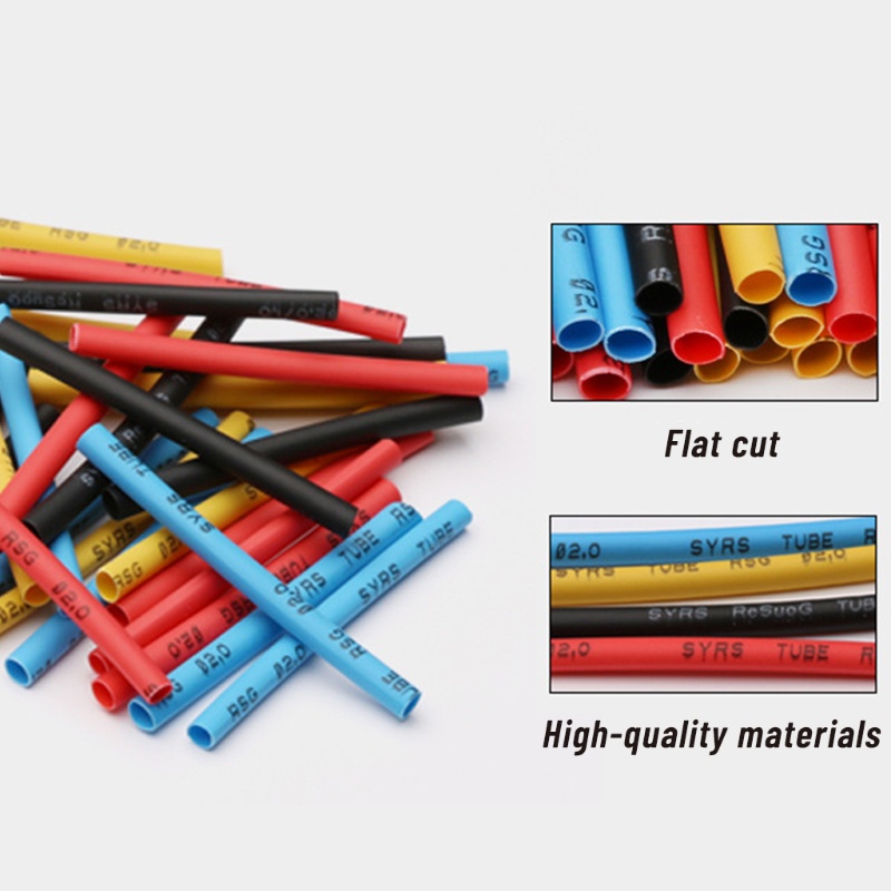 Bo 164 ชิ้นชุดท่อหดความร้อนชุดฉนวนกันความร้อน Sleeving Shrink Ratio 2 1 - รูปที่ 3