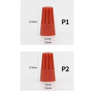 100 ชิ้น วายนัท วายนัทจับสายไฟ วายนัทต่อสายไฟ Wire Nut connectors P1 P2 P3 P4 P6