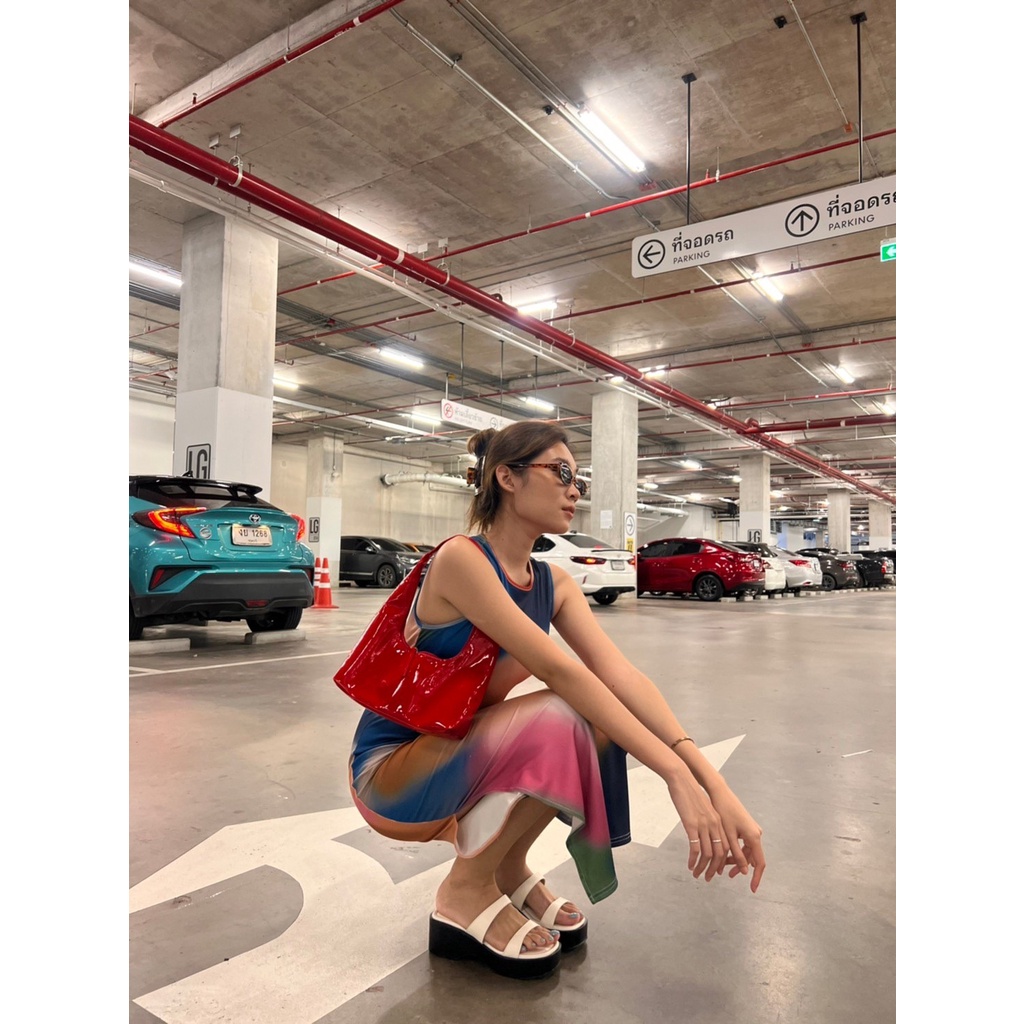 (รุ่น ปักกิ่ง) - Wila shoes l รองเท้าส้นตึก ความสูง2.5นิ้ว สวยใส่สบายมาก กดสั่งได้เลยนะคะ