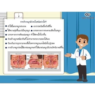 [ฟรีเกลือ] Nasic Cleanse ขวดล้างจมูก ขนาด 100ml 250ml แถมผงเกลือ 10 ซองในกล่อง