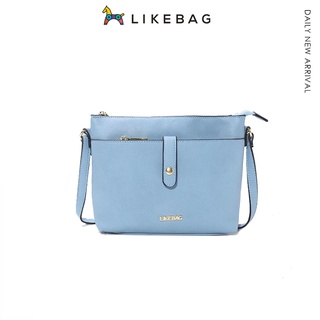 Likebag กระเป๋าสะพายไหล่แฟชั่นสตรีอเนกประสงค์กระเป๋าแม่ลูกสบาย ๆ กระเป๋าสะพายข้างหลายช่องกระเป๋าเป้สะพายหลัง