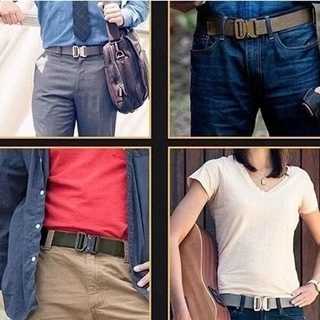พร้อมส่ง!! เข็มขัดผู้ชาย ทหารยุทธวิธี หัวเหล็ก แข็งแรง เข็มขัดสำหรับ unisex ขนาด 3.7 cm 45นิ้ว ( P13 )