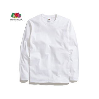 Fruit of The Loom® Classic Long Sleeve White เสื้อยืดแขนยาว - ขาว