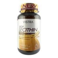 VISTRA SOY LECITHIN 1200MG 90'S วิตามินอี มีส่วนช่วยในกระบวนการต่อต้านอนุมูลอิสระ
