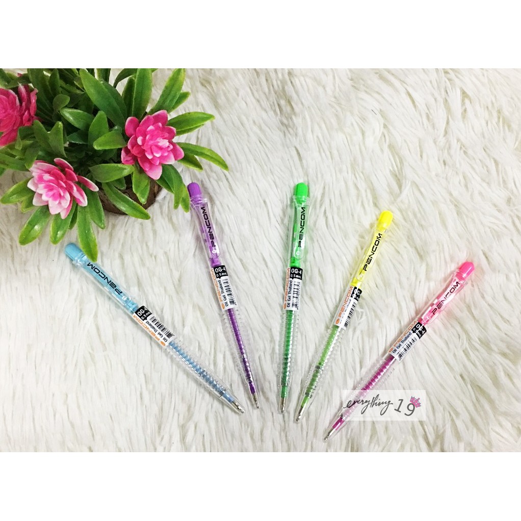 ปากกาสีน้ำเงิน ปากกาหมึกน้ำมัน แพ็ค 6 ด้าม (DBA217)