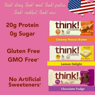 THINK high protein bar โปรตีนบาร์ นำเข้า USA พร้อมส่ง