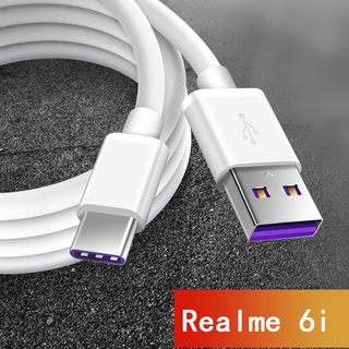 For Realme 6i สายชาร์จ Cable Data Line Super Fast Charge Charging Line เคสเรียวมี Realme6i Connected to Computer USB