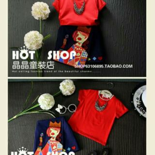 ชุดเสื้อ+กระโปรงลายปัก ผ้านิ่มมากๆ