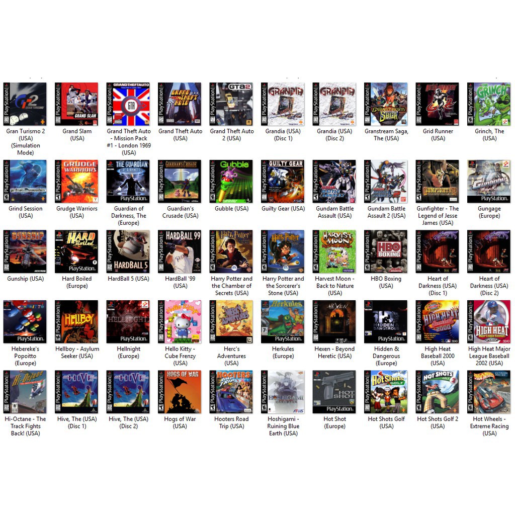 แผ่นเกมส์ PS1 สนใจเกมส์อะไรแจ้งมาได้เลย มีทุกเกมส์ (USA)(JAPAN)(EUROPE ...