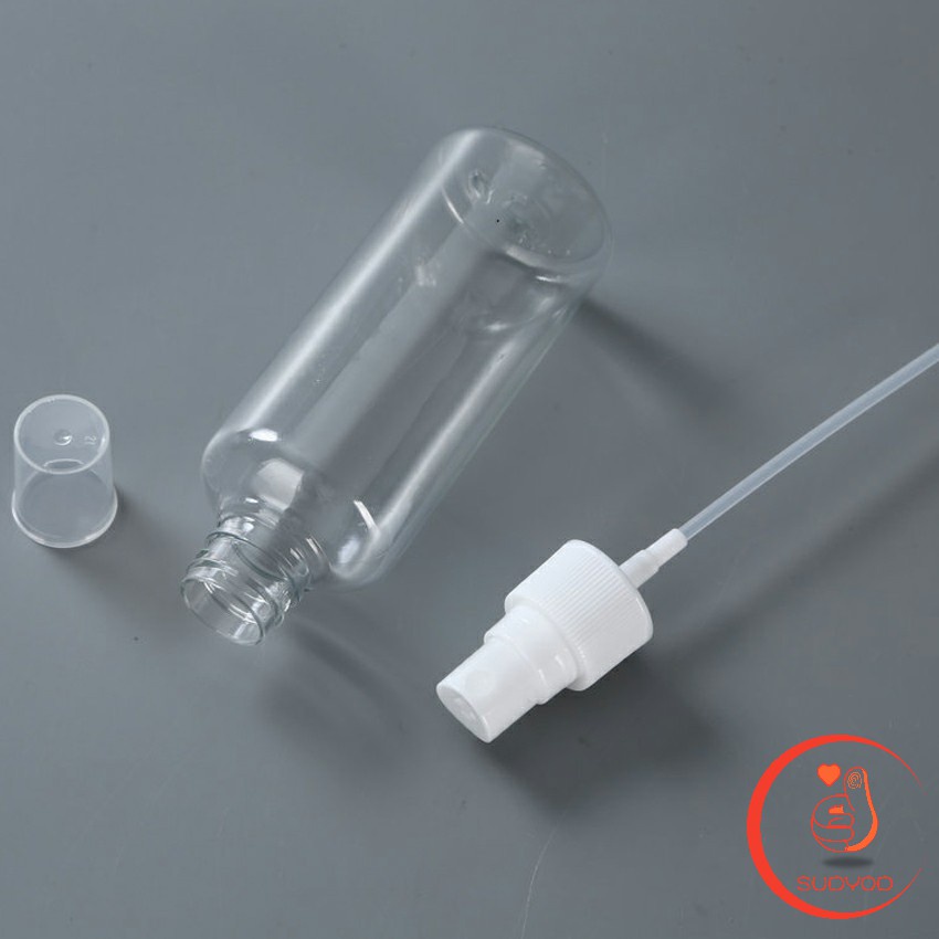 ขวดใส่สเปรย์พกพา ขวดสเปรย์ สีใส ขวดสเปรย์น้ำหอม มี ขนาด 30 50 100 มล  Transparent spray bottle