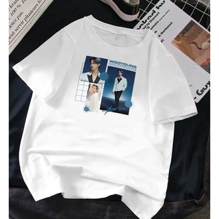 เสื้อยืดโอเวอร์ไซซ์ พิมพ์ลาย Ateez Wooyoung Photo Fever 3S-5XL