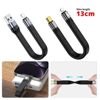 สายชาร์จ USB C 20W PD 13 ซม. ชาร์จเร็ว Typc-C USB C To IOS สําหรับ iP 12 Pro Max Mini Wire