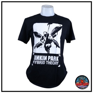 เสื้อยืดคอกลมเสื้อวง Linkin Park แท้S-5XL