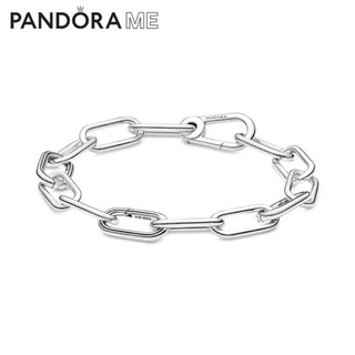 [พร้อมส่ง สินค้าแท้ 💯 ] (โซ่ใหญ่) สร้อยแพนโดราแพนมี ใส่ชาร์มได้ Pandora Me Silver Sterling silver link bracelet