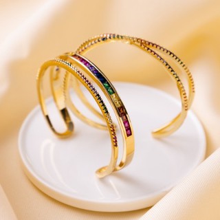 Nakamol - Rainbow Bracelets - 18k Gold Plated Brass