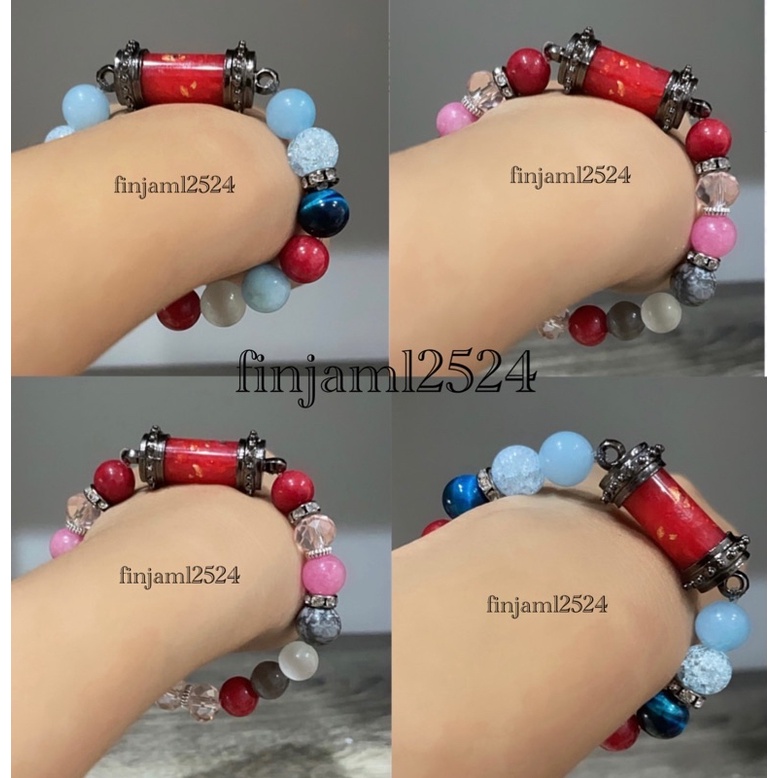 🐝สร้อยข้อมือสีผึ้งแผ่นทองมหาเสน่ห์  [[ผ่านพิธีปลุกเสกแล้ว]] เสริมด้านเมตตา  ค้าขาย เจรจา ความรัก