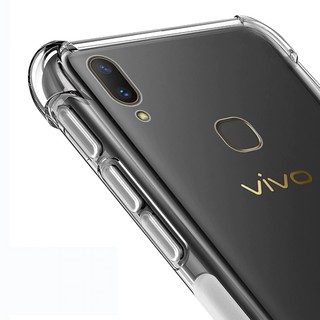 Vivo crystal Shockproof case For VIVO Y51 2020/Y51S 4G/Y31 Y12s Y11i Y20s Y20i Y11 Y12 Y15 Y17 Y19 Y53 Y55 Y69 Y71 Y81 Y83 Y85 Y91 Y93 Y95 phone case for Vivo Y30 Y50 Phone cover vivo โปร่งใส