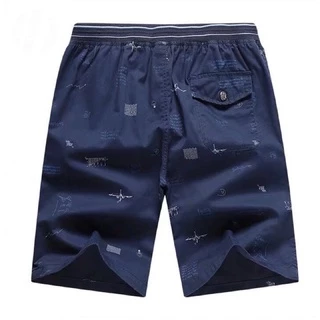 (L - 4XL) หลายลาย หลายสี กางเกงขาสั้นลำลอง แฟชั่นผู้ชายพิมพ์ลาย