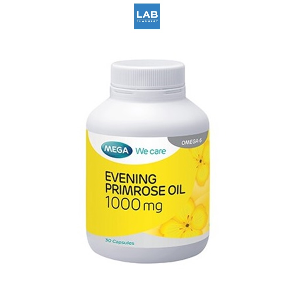 *[ซื้อ 1 แถม 1] MEGA We Care Evening Primrose Oil 1000 mg. 30 capsules - อีฟนิ่งพริมโรส ออย 1000 มก. บรรจุ 30 เม็ด