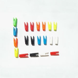 50 pcs Arrow Nocks ใส่หางใส่ ID 4.2/6.2mm Pin DIY พลาสติกการล่าสัตว์สำหรับ Arrow Shaft การล่าสัตว์อุปกรณ์เสริม