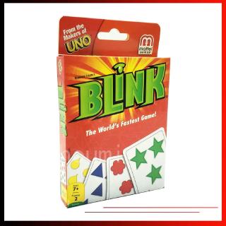 blink การ์ดเกมของเล่นสําหรับครอบครัว 7 +