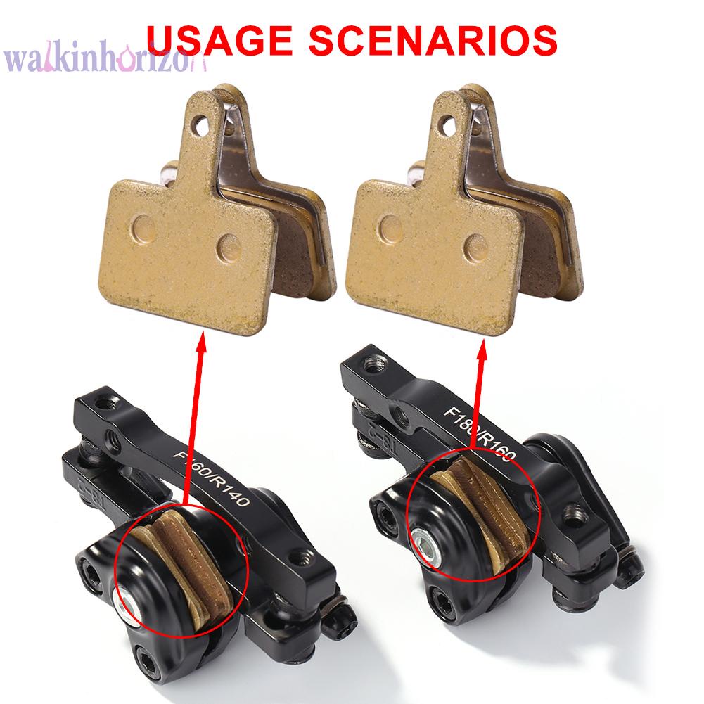 WALK-2 Pairs MTB Bicycle Disc Brake Pad for SHIMANO M375 M445 M446 Cycling Parts #5