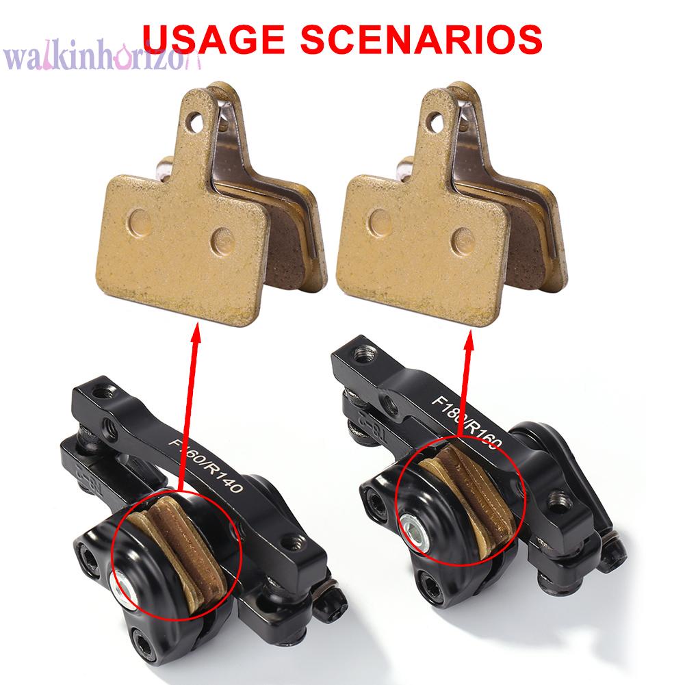 WALK-2 Pairs MTB Bicycle Disc Brake Pad for SHIMANO M375 M445 M446 Cycling Parts #8