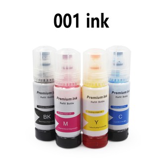 Epson 001 Compatible Refill Ink For Epson L4150, L4160, L6160, L6170, L6190 (C,M,Y,BK)